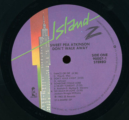 Sweet Pea Atkinson : Don't Walk Away (LP, Album, SP )