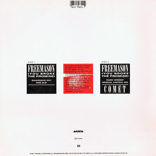 Boxcar : Freemason (You Broke The Promise) (12", Single)