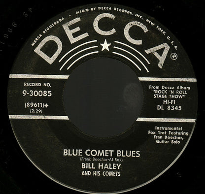 Bill Haley And His Comets : Rudy's Rock / Blue Comet Blues (7", Single, Glo)