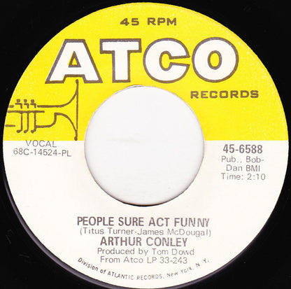 Arthur Conley : People Sure Act Funny (7", Single, PL)