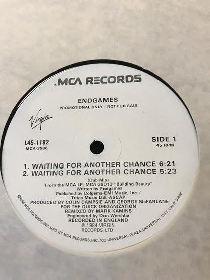 Endgames : Waiting For Another Chance / Desire (12", Promo)