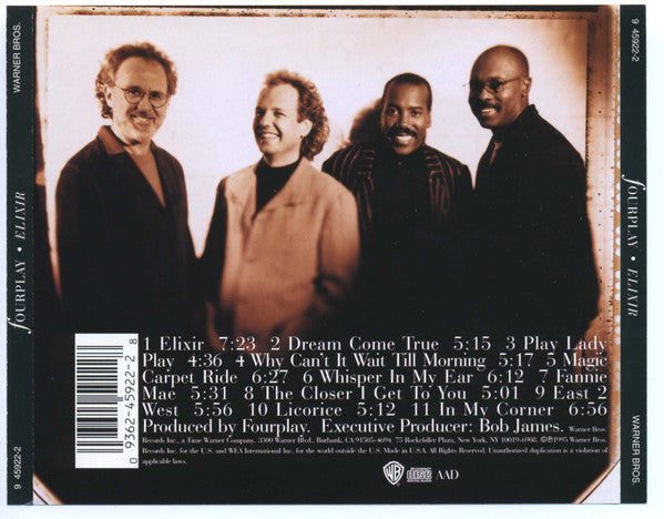 Fourplay (3) : Elixir (CD, Album, SRC)