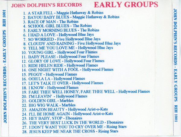 Various : John Dolphin's Records - The Early Groups Vol. 1 (CDr, Comp, Unofficial)