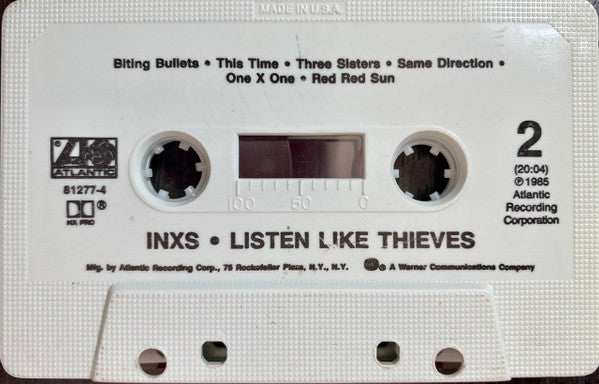 INXS : Listen Like Thieves (Cass, Album, W-9)