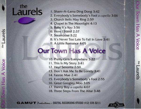 Laurels (2) : Our Town Has A Voice (CD, Album)
