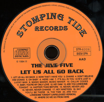 The Jive Five : Let Us All Go Back (CD, Comp, RE)