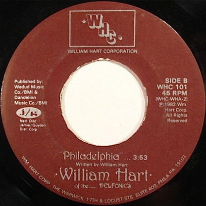 William Hart : Here's To You (7")