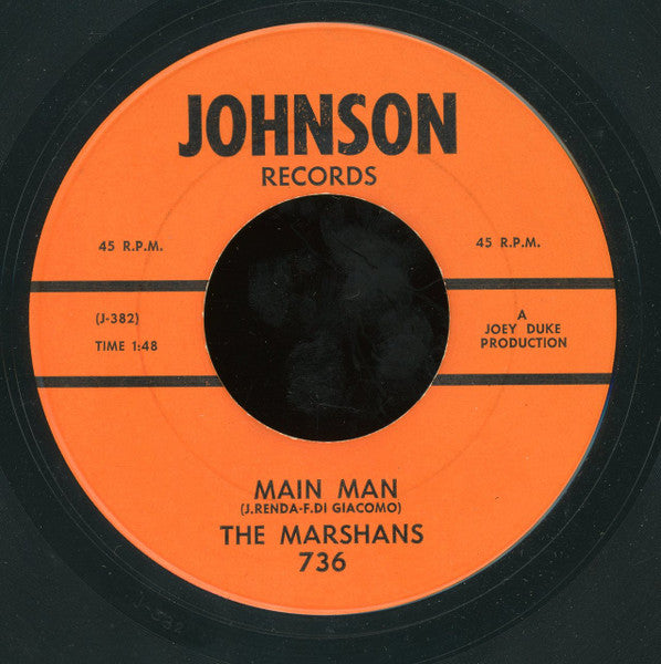 The Marshans (2) : My Letter To Santa / Main Man (7")