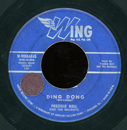 Freddie Bell & The Bell Boys : Ding Dong / I Said It And I'm Glad (7", Single)