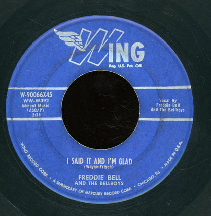 Freddie Bell & The Bell Boys : Ding Dong / I Said It And I'm Glad (7", Single)
