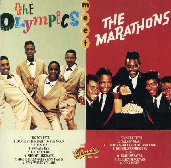 The Olympics / The Marathons : The Olympics Meet The Marathons (CD, Comp, RE)