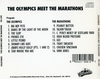 The Olympics / The Marathons : The Olympics Meet The Marathons (CD, Comp, RE)