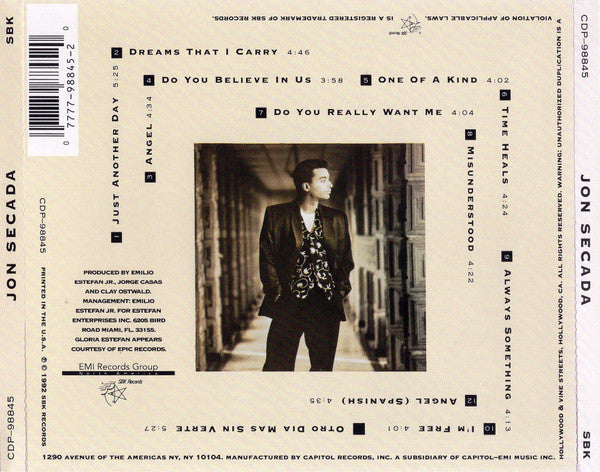 Jon Secada : Jon Secada (CD, Album)
