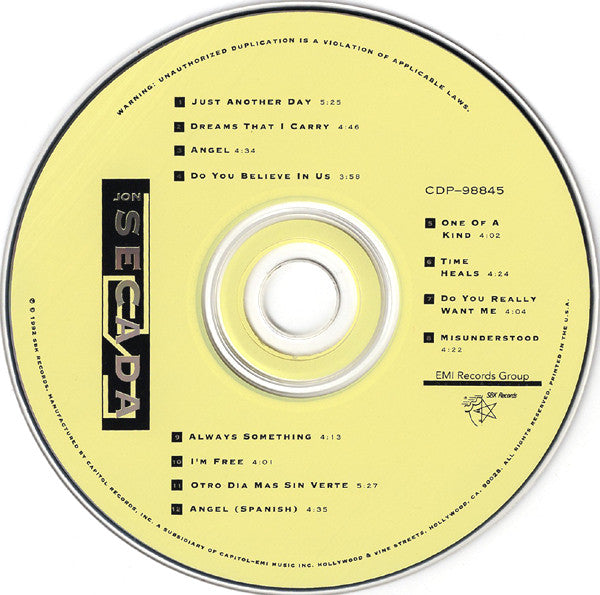 Jon Secada : Jon Secada (CD, Album)
