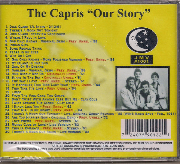 The Capris : "Our Story" (CD, Album)