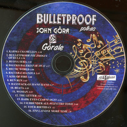 John Gora & Gorale : Bulletproof Polkas (CD, Album)