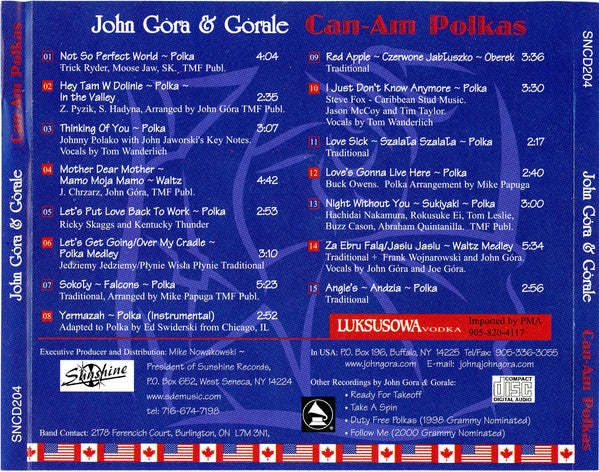 John Gora & Gorale : Can-Am Polkas (CD, Album)