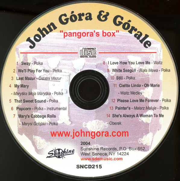 John Gora & Gorale : Pangora's Box (CD, Album)