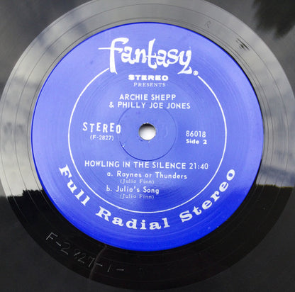 Archie Shepp, "Philly" Joe Jones : Archie Shepp & Philly Joe Jones (LP, Album, RE)