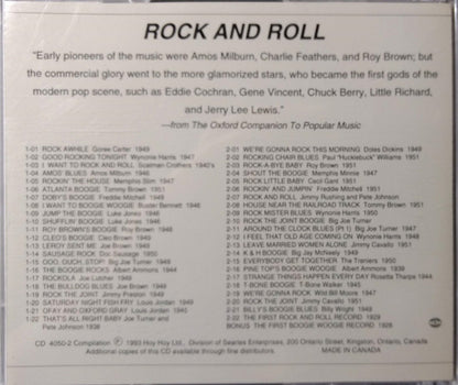 Various : Rock Before Elvis, Before LIttle Richard, Before Chuck Berry, Bo Didley or Bill Haley (2xCD, Comp)