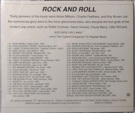 Various : Rock Before Elvis, Before LIttle Richard, Before Chuck Berry, Bo Didley or Bill Haley (2xCD, Comp)