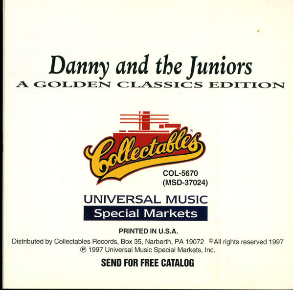 Danny & The Juniors : Danny & The Juniors (CD, Comp, RE)