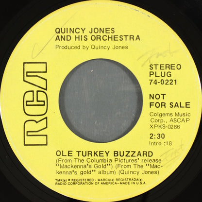 Quincy Jones And His Orchestra : Ole Turkey Buzzard (7", Promo)