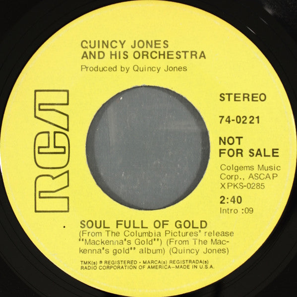 Quincy Jones And His Orchestra : Ole Turkey Buzzard (7", Promo)