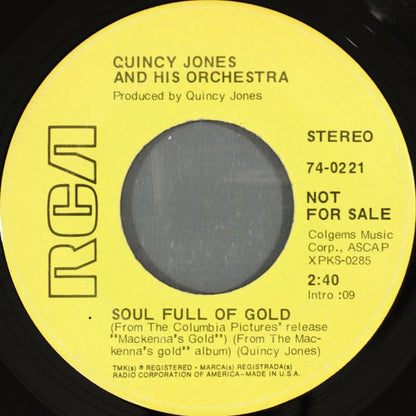 Quincy Jones And His Orchestra : Ole Turkey Buzzard (7", Promo)