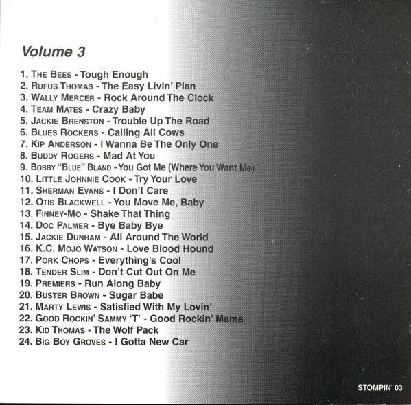Various : Stompin Volume 3 (CD, Comp)