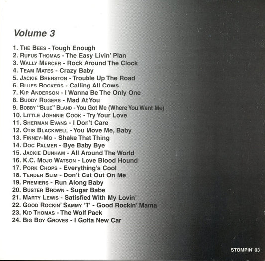 Various : Stompin Volume 3 (CD, Comp)