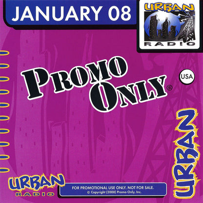 Various : Promo Only Urban Radio: January 2008 (CD, Comp, Promo)