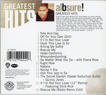 Al B. Sure! : The Very Best Of (CD, Comp, RE)