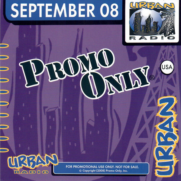 Various : Promo Only Urban Radio: September 2008 (CD, Comp, Promo)