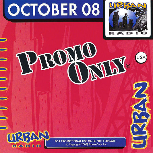 Various : Promo Only Urban Radio: October 2008 (CD, Comp, Promo)