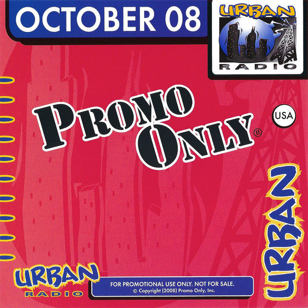 Various : Promo Only Urban Radio: October 2008 (CD, Comp, Promo)