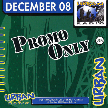 Various : Promo Only Urban Radio - December 2008 (CD, Comp, Promo)