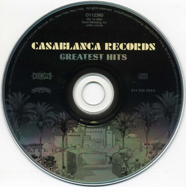 Various : Casablanca Records Greatest Hits (CD, Comp, Club, RM, BMG)
