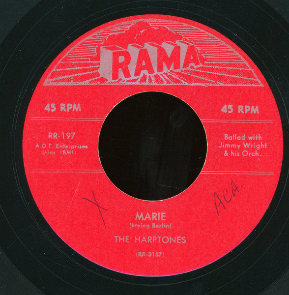 The Harptones : Marie / That's The Way It Goes (7", Unofficial)