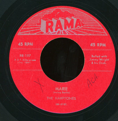 The Harptones : Marie / That's The Way It Goes (7", Unofficial)