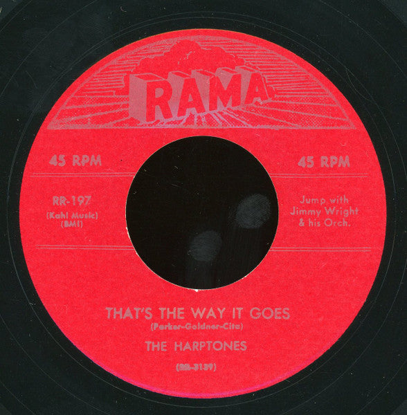 The Harptones : Marie / That's The Way It Goes (7", Unofficial)