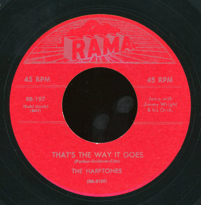 The Harptones : Marie / That's The Way It Goes (7", Unofficial)