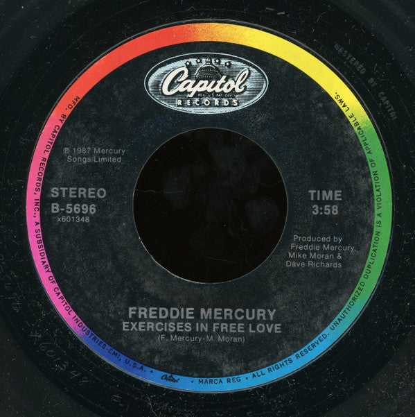 Freddie Mercury : The Great Pretender (7", Single, Styrene)