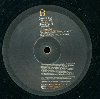 Everything But The Girl : Adapt Or Die: Ten Years Of Remixes (DJ Promo Part 1) (12", Promo)