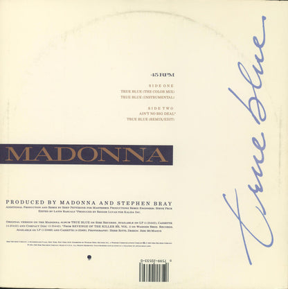 Madonna : True Blue (12", Maxi, All)