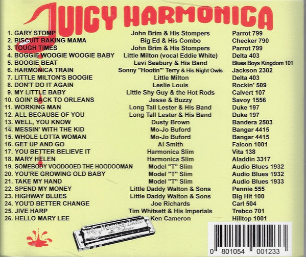 Various : Juicy Harmonica (CDr, Comp, Unofficial)