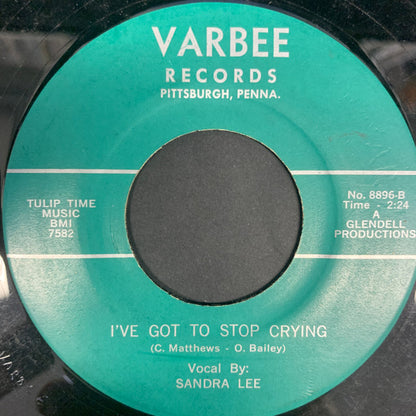 Sandra Lee : Jimmy Love / I've Got To Stop Crying (7")