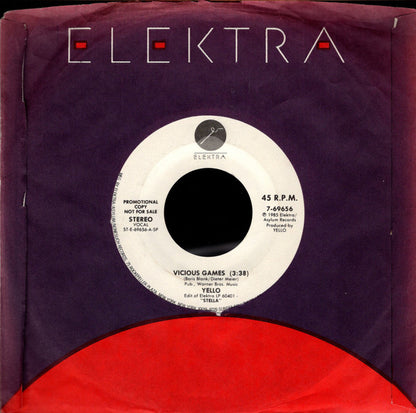 Yello : Vicious Games (7", Promo)