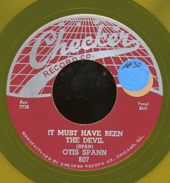 Otis Spann : It Must Have Been The Devil / Five Spot (7", RP, Yel)
