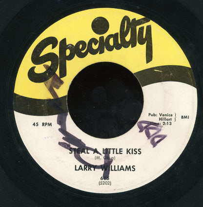 Larry Williams (3) : Steal A Little Kiss (7")